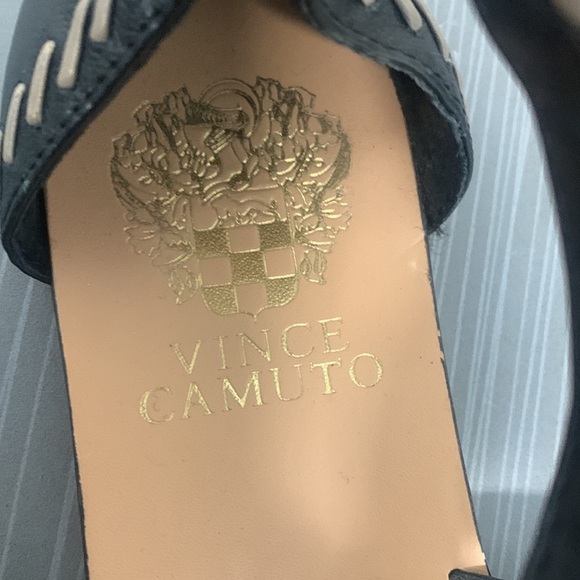 Vince Camuto Senilia Black and Tan Gladiator Braided Detail Sandal Women size 6 - Picture 3 of 15